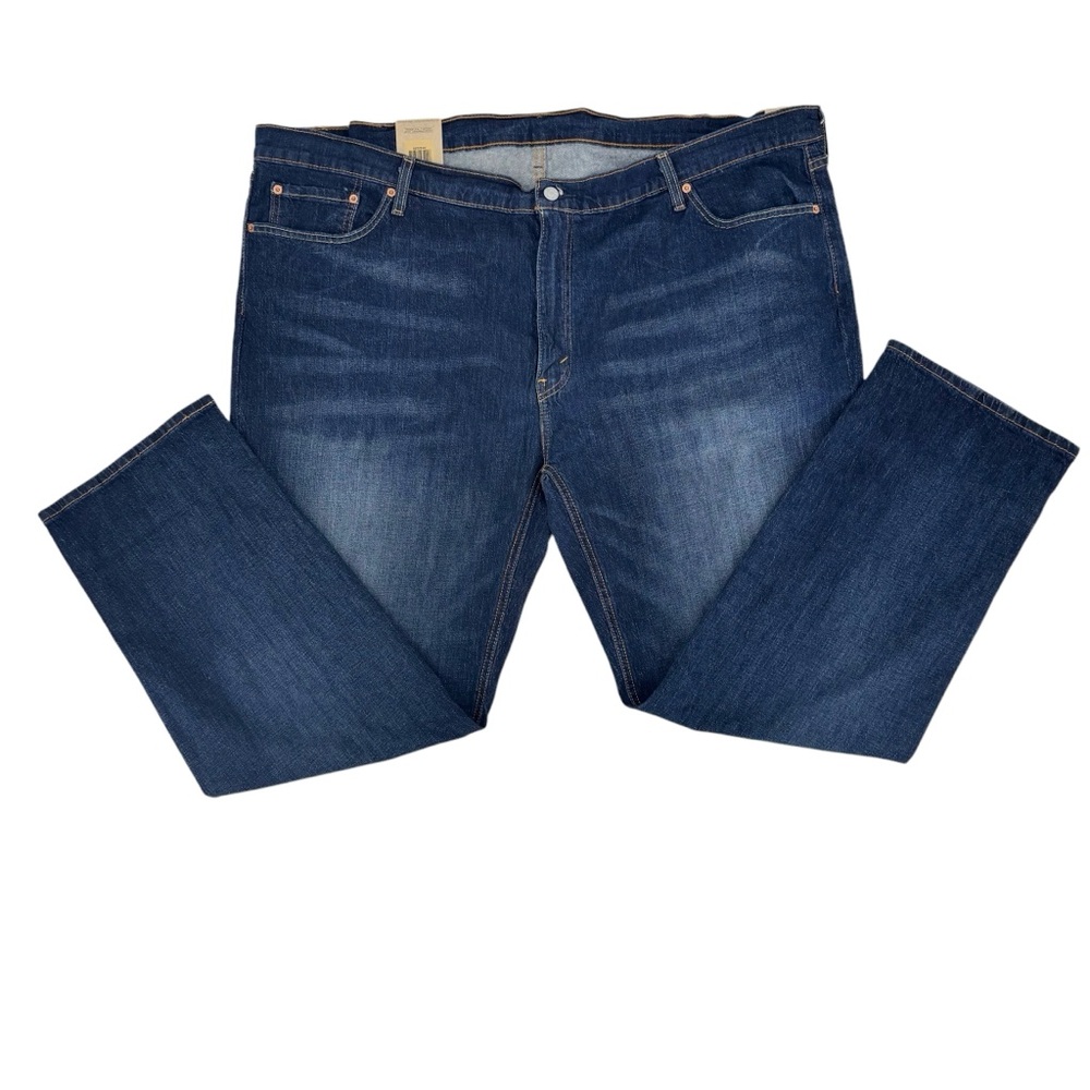 Levi's NWT Big and Tall 541 Athletic Taper Stretch Blue Jeans, 48 x 32